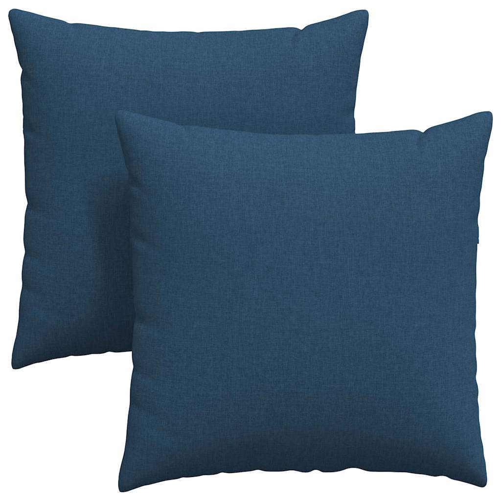 Jastučići za sofu 2 pcs Plava 60 x 60 cm tkanina
