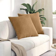 Jastučići za sofu 2 pcs Smeđa 60 x 60 cm Kordura tekstil