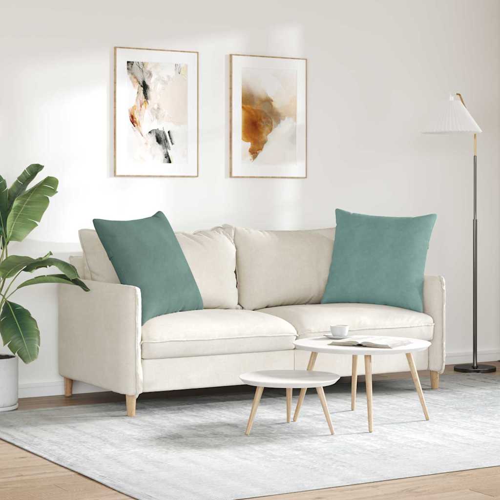Jastučići za sofu 2 pcs Morska zelena 60 x 60 cm