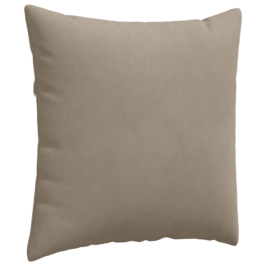 Jastučići za sofu 2 pcs Sivo-smeđa 60 x 60 cm tkanina