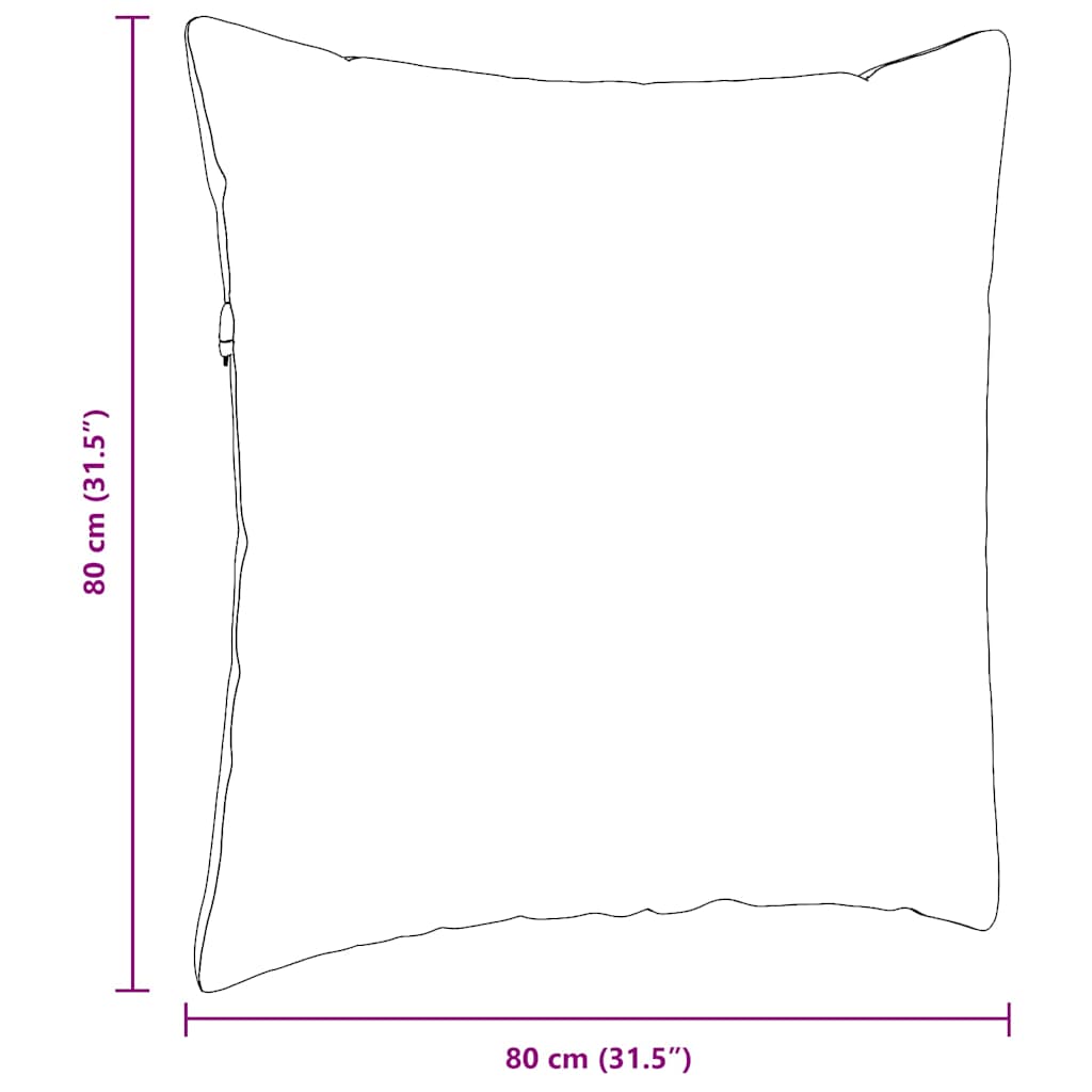 Jastučići za sofu 2 pcs Vinska crvena 80 x 80 cm tkanina