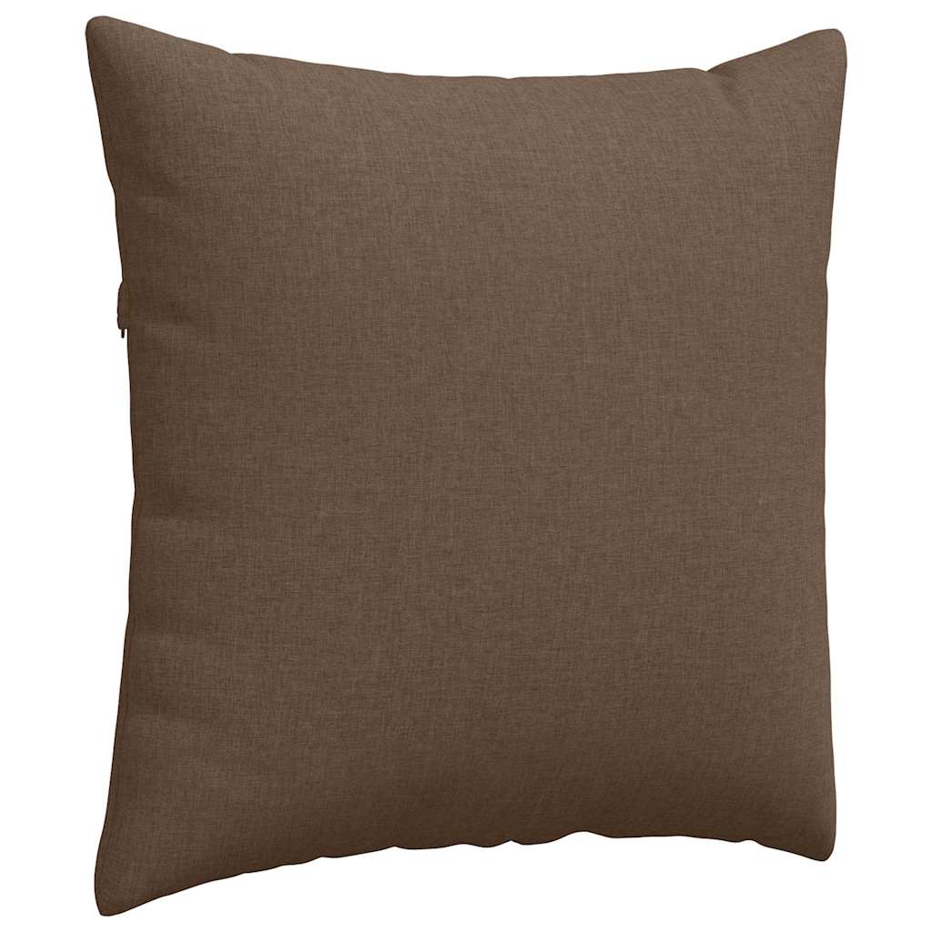 Jastučići za sofu 2 pcs Smeđa 80 x 80 cm tkanina
