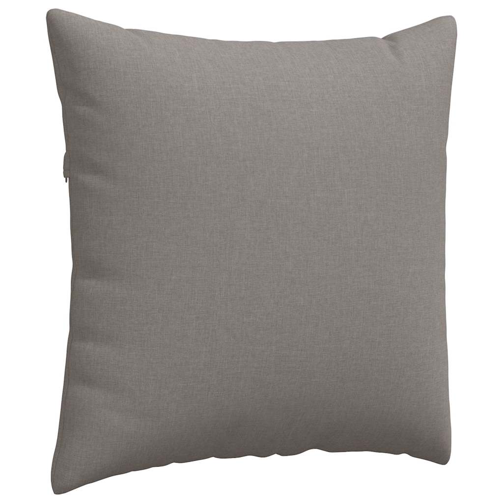 Jastučići za sofu 2 pcs Sivo-smeđa 80 x 80 cm tkanina