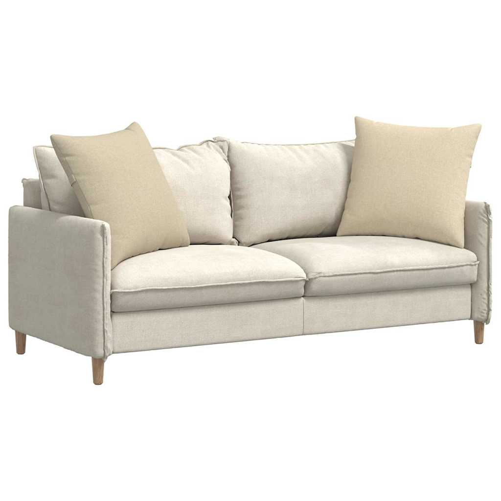 Jastučići za sofu 2 pcs Krema 80 x 80 cm tkanina
