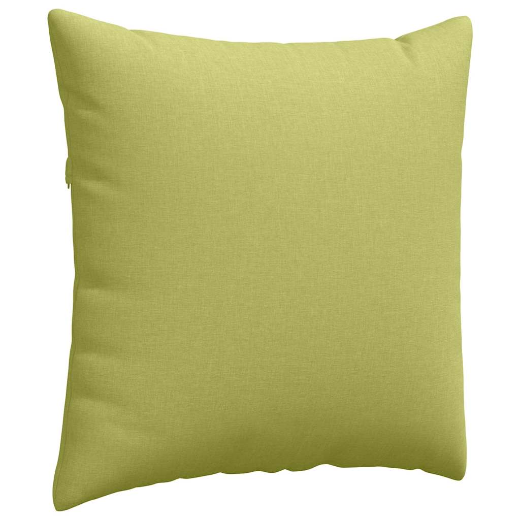 Jastučići za sofu 2 pcs Svijetlo zelena 80 x 80 cm tkanina