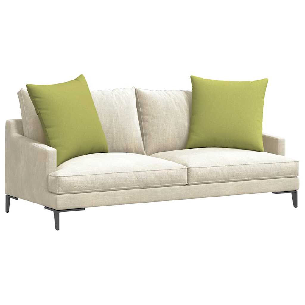 Jastučići za sofu 2 pcs Svijetlo zelena 80 x 80 cm tkanina