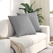 Jastučići za sofu 2 pcs Oblačnosiva 80 x 80 cm tkanina