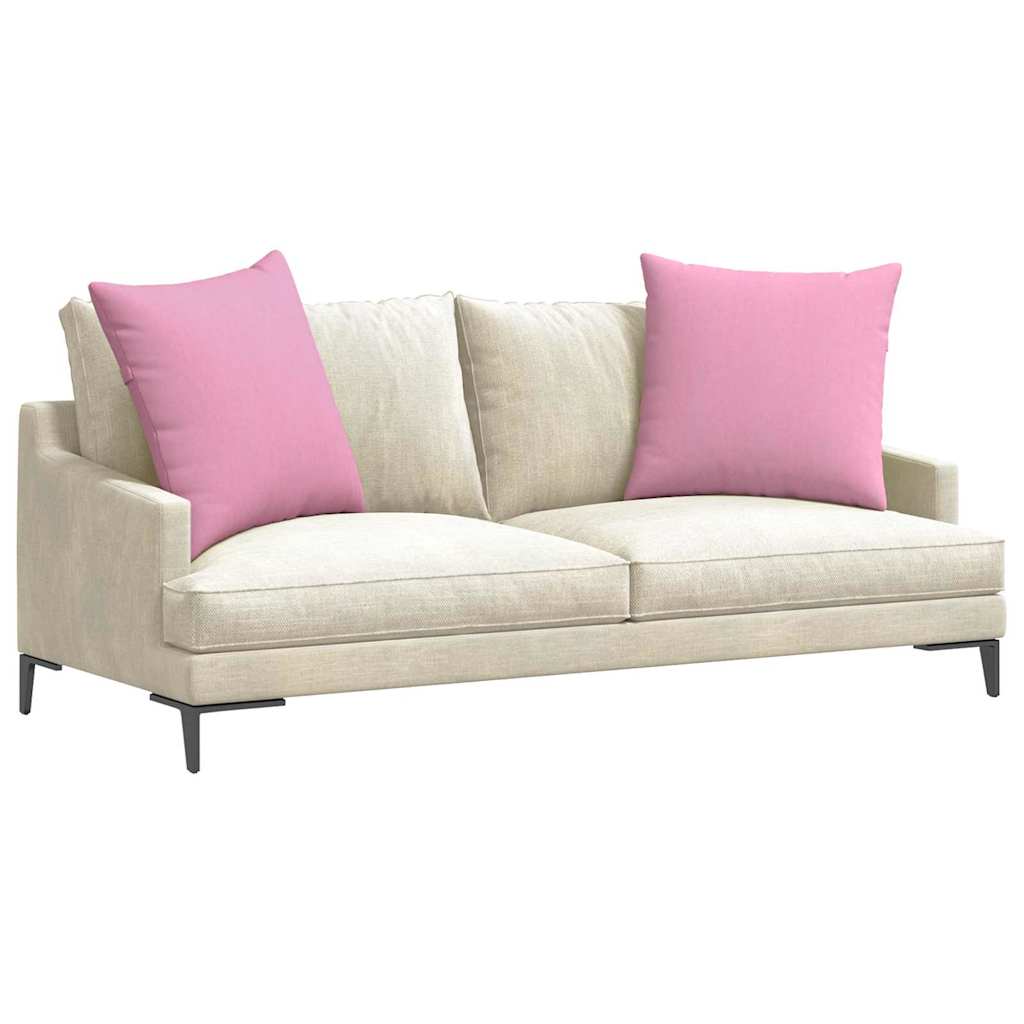 Jastučići za sofu 2 pcs Ružičasta 80 x 80 cm tkanina
