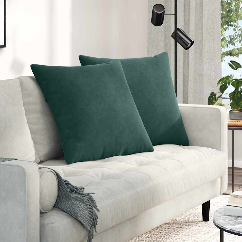 Jastučići za sofu 2 pcs Tamnozelena 80 x 80 cm Kordura tekstil