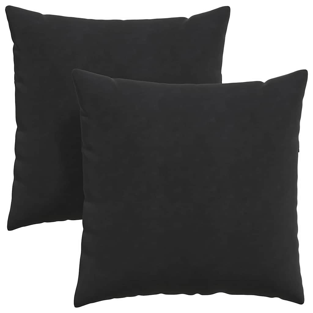 Jastučići za sofu 2 pcs Crna 80 x 80 cm Kordura tekstil