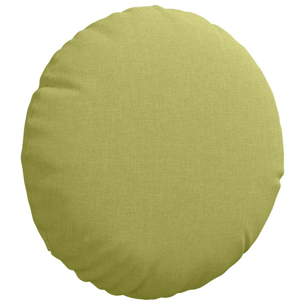 Jastučići za sjedenje 2 pcs Svijetlo zelena Ø30 x 13 cm tkanina