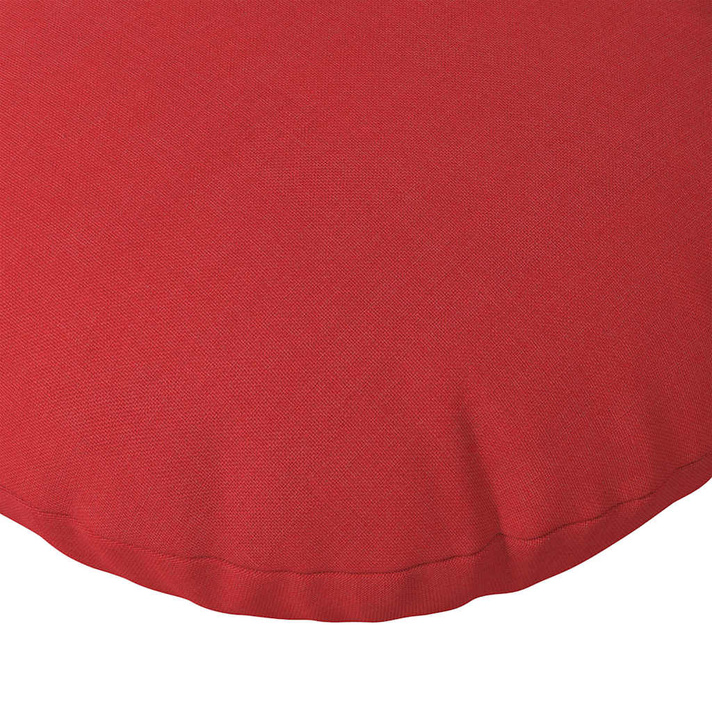 Jastučići za sjedenje 2 pcs Crvena Ø30 x 13 cm tkanina
