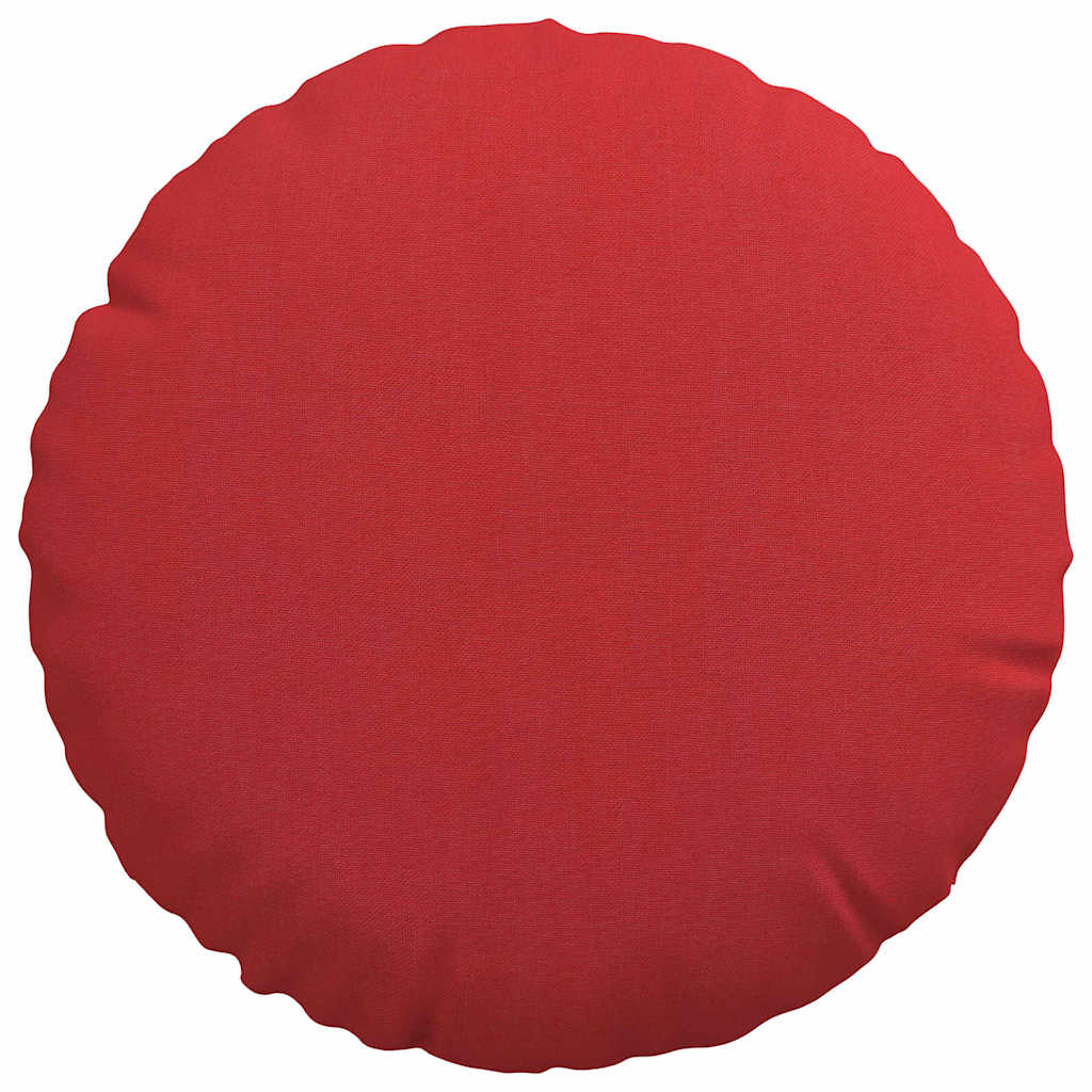 Jastučići za sjedenje 2 pcs Crvena Ø30 x 13 cm tkanina