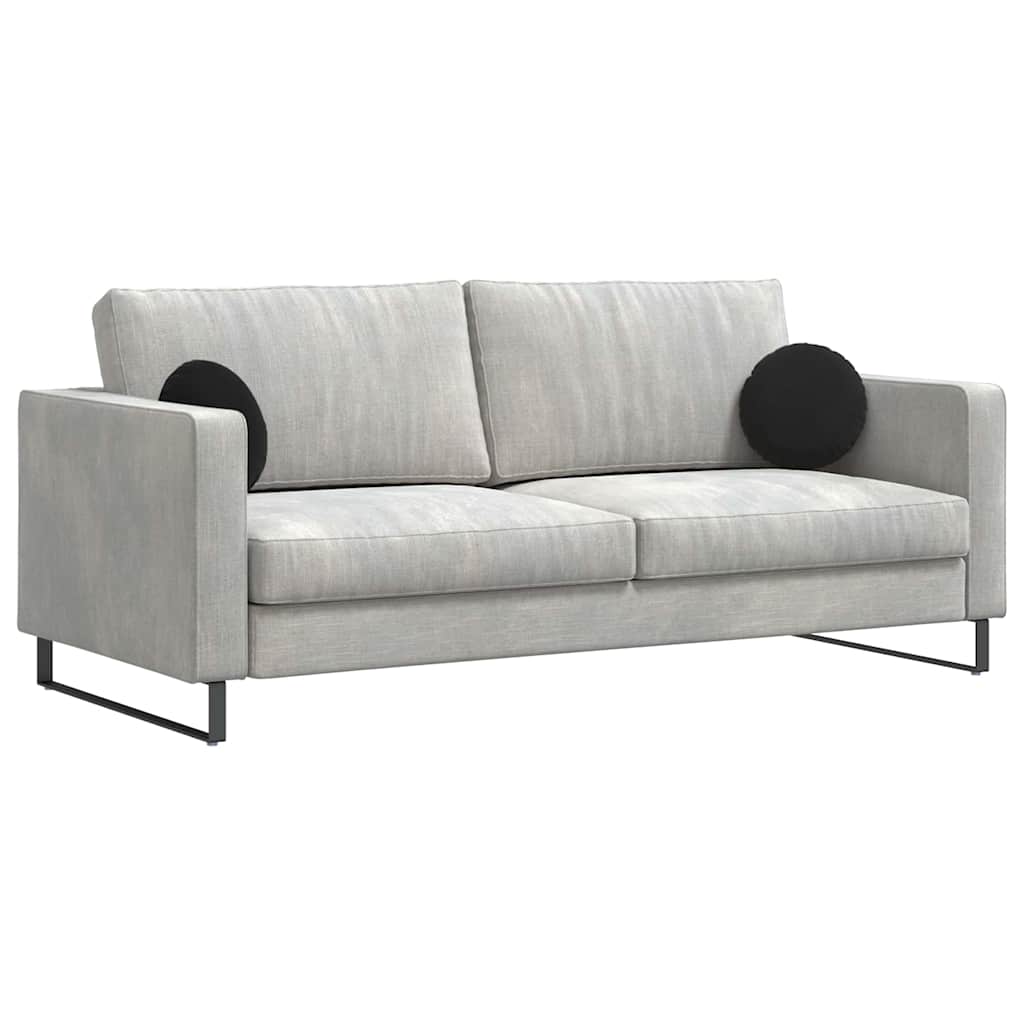 Jastučići za sjedenje 2 pcs Crna Ø30 x 13 cm Baršun