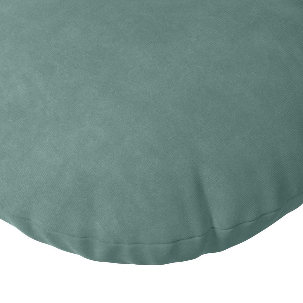 Jastučići za sjedenje 2 pcs Morska zelena Ø30 x 13 cm Baršun