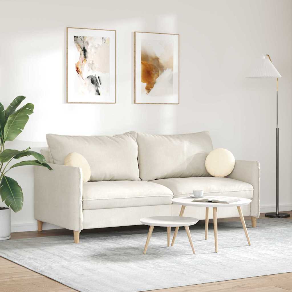 Jastučići za sjedenje 2 pcs Krema Ø30 x 13 cm Kordura tekstil