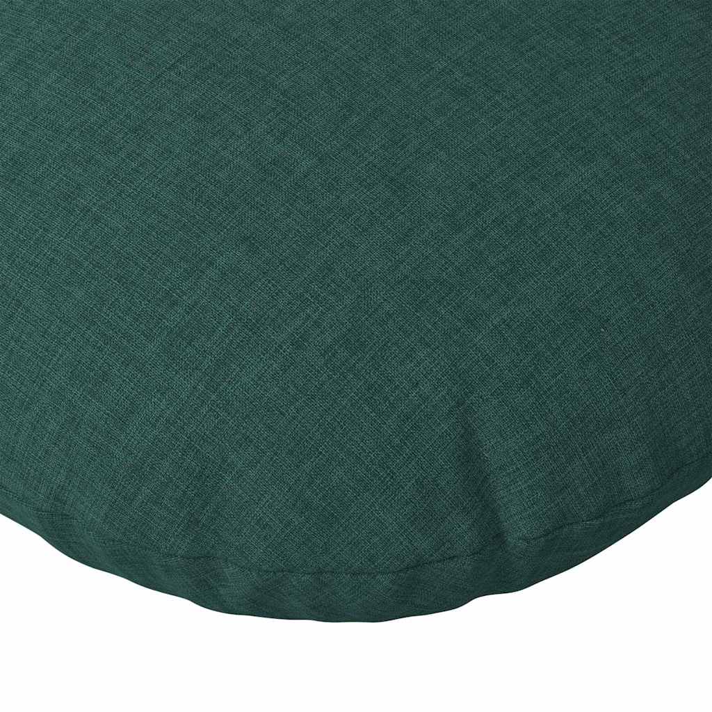 Jastučići za sjedenje 2 pcs Tamnozelena Ø40 x 13 cm tkanina