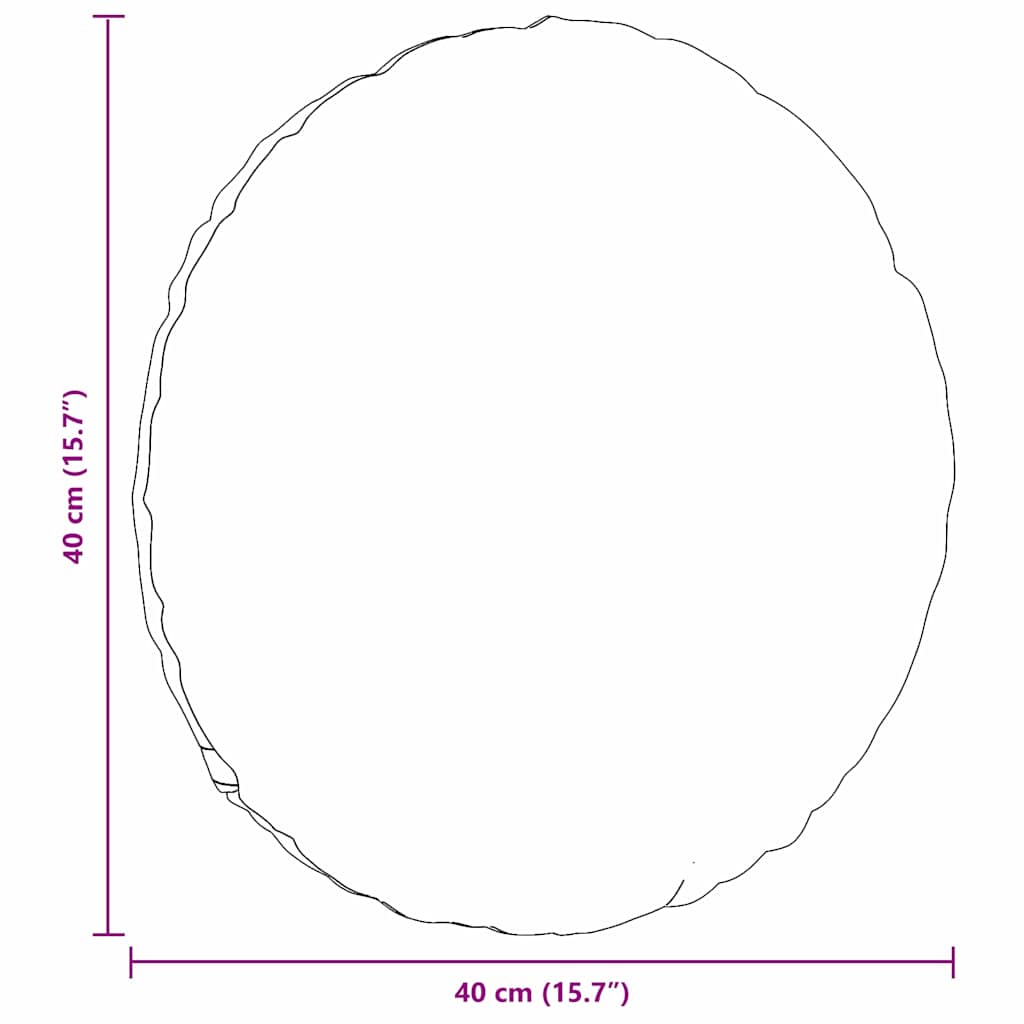 Jastučići za sjedenje 2 pcs Ružičasta Ø40 x 13 cm tkanina