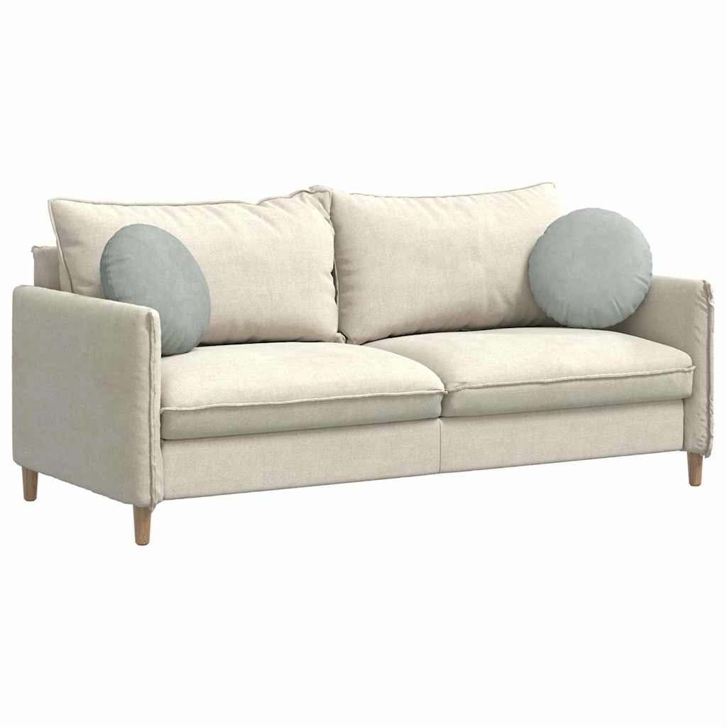 Jastučići za sjedenje 2 pcs Svijetlo siva Ø 40 x 13 cm Baršun