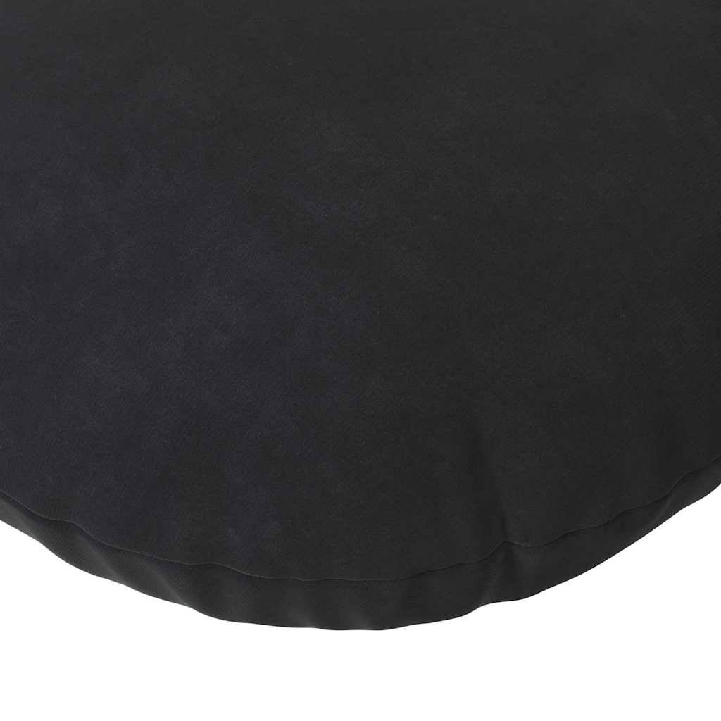 Jastučići za sjedenje 2 pcs Crna Ø 40 x 13 cm Baršun