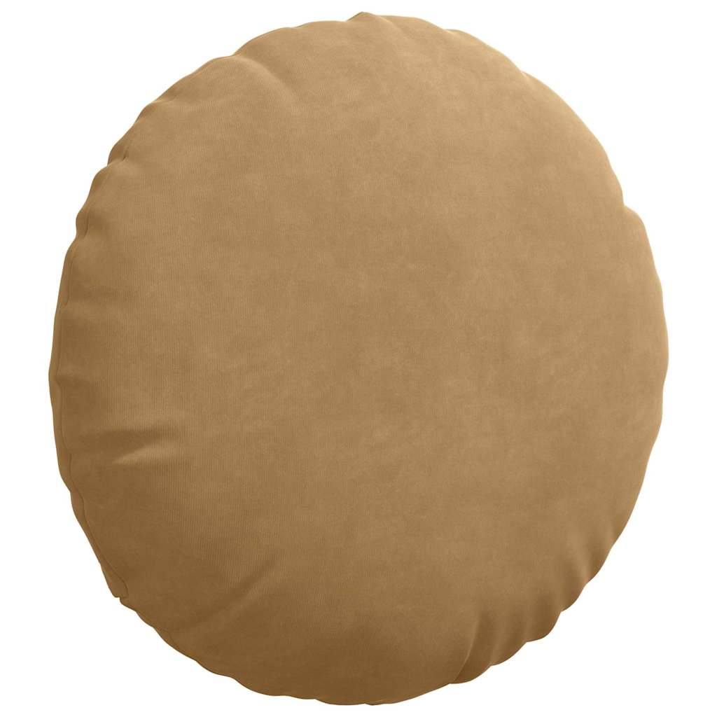 Jastučići za sjedenje 2 pcs Smeđa Ø 40 x 13 cm Baršun