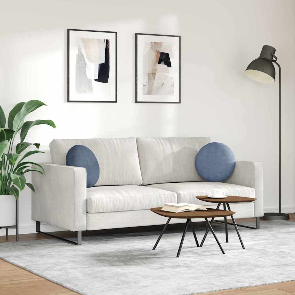 Jastučići za sjedenje 2 pcs Plava Ø 40 cm Kordura tekstil