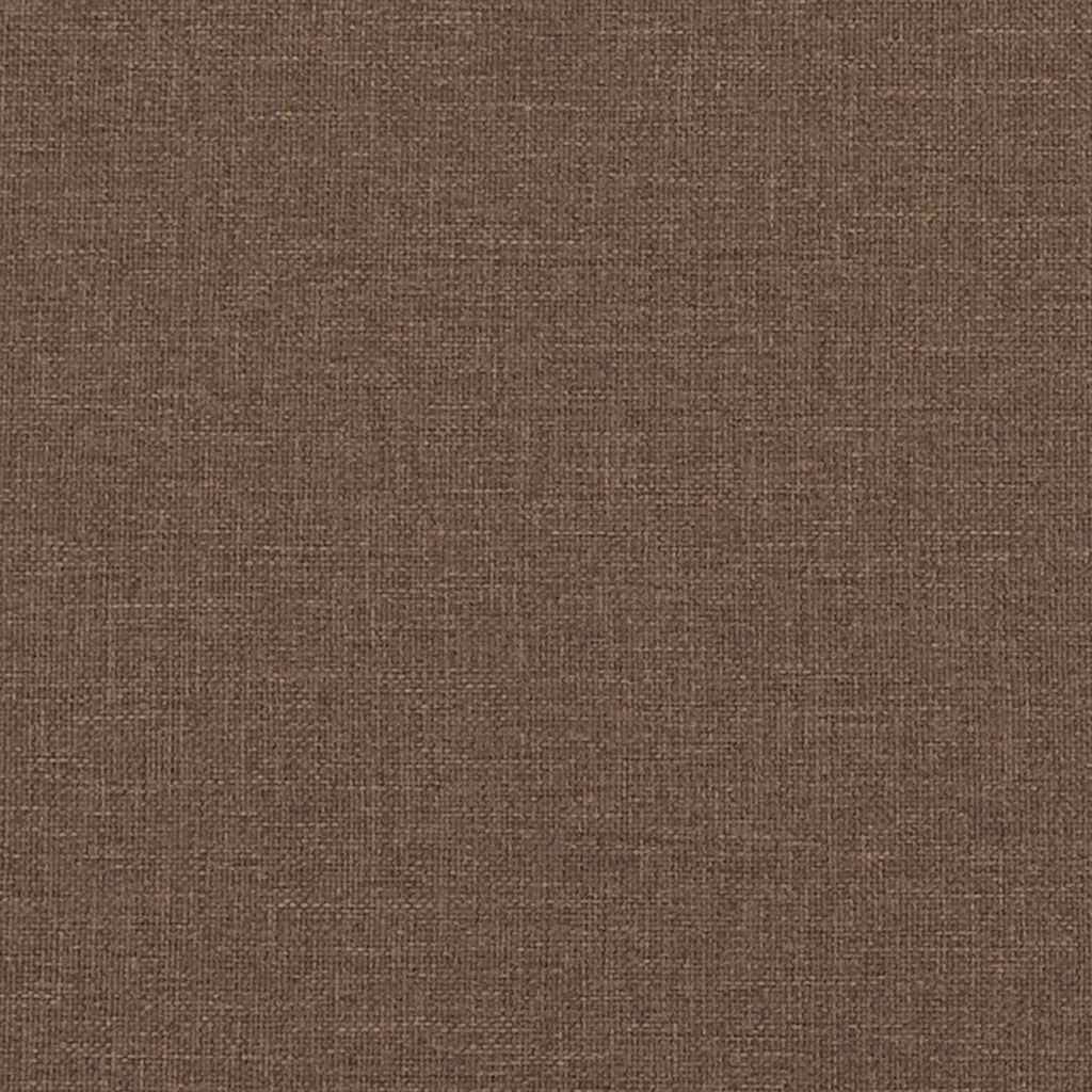 Jastučići za sjedenje 2 pcs Smeđa Ø50 x 19 cm tkanina