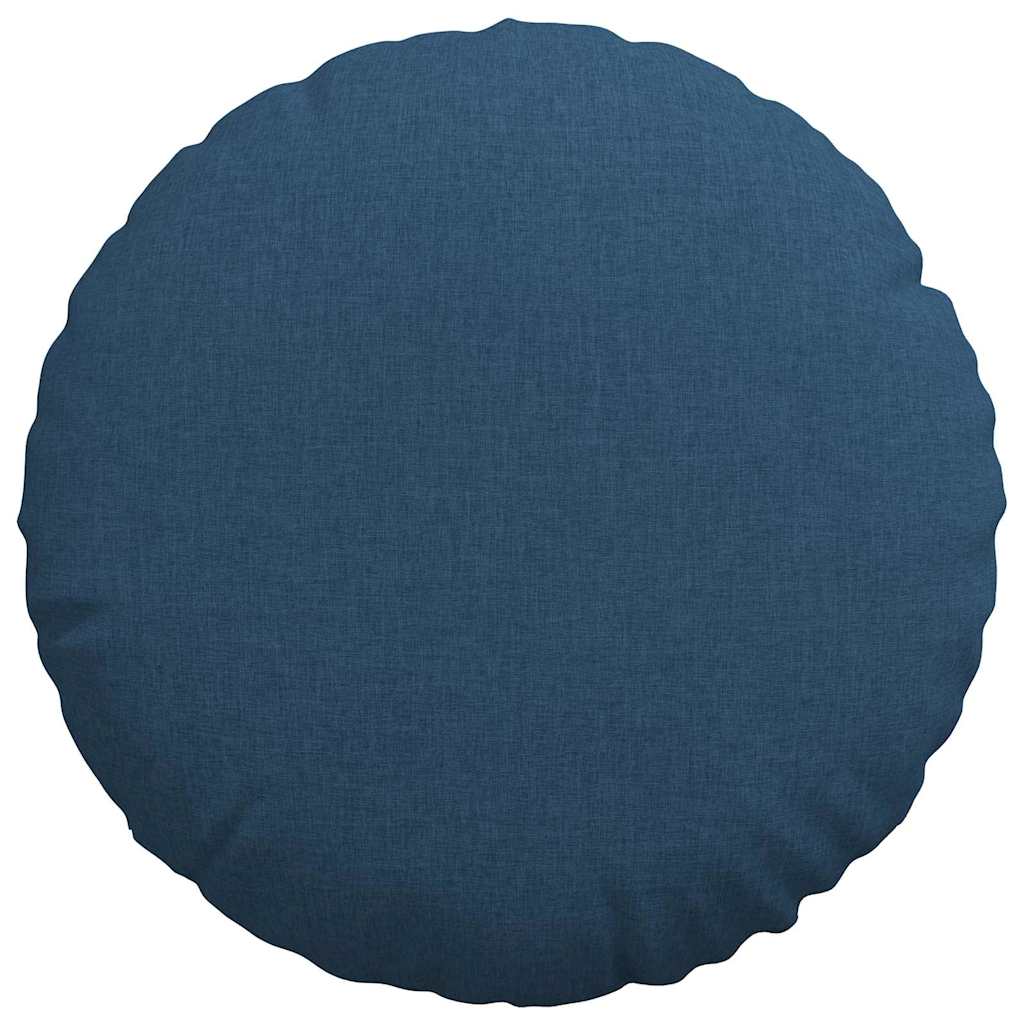 Jastučići za sjedenje 2 pcs Plava Ø50 x 19 cm tkanina