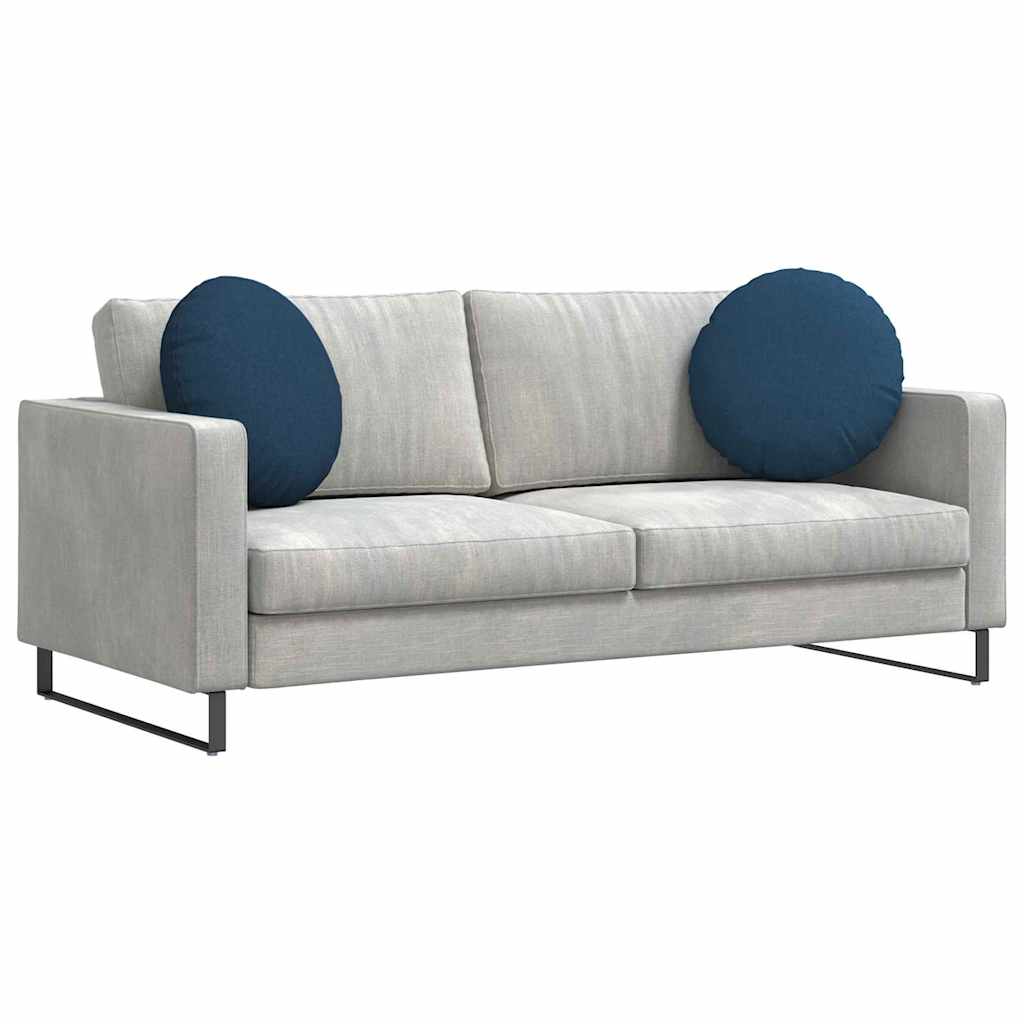 Jastučići za sjedenje 2 pcs Plava Ø50 x 19 cm tkanina