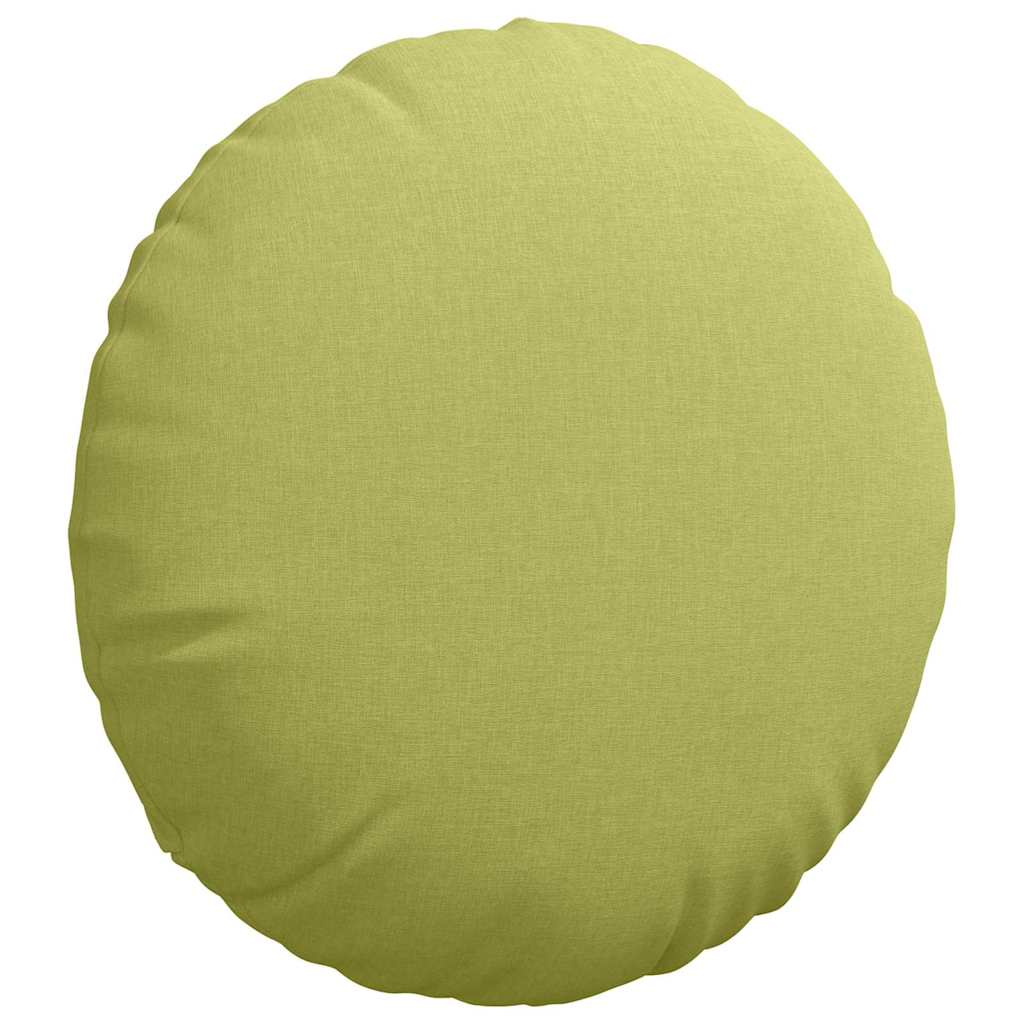 Jastučići za sjedenje 2 pcs Svijetlo zelena Ø50 x 19 cm tkanina