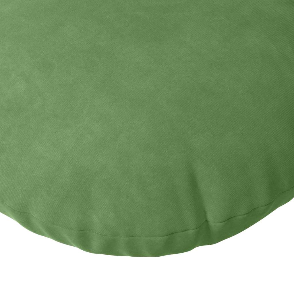 Jastučići za sjedenje 2 pcs Svijetlo zelena Ø50 x 19 cm Baršun