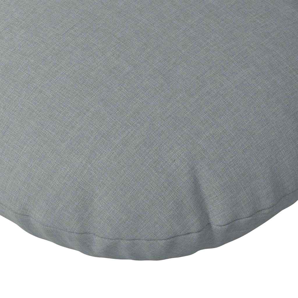 Jastučići za sjedenje 2 pcs Svijetlo siva Ø60 x 21 cm tkanina