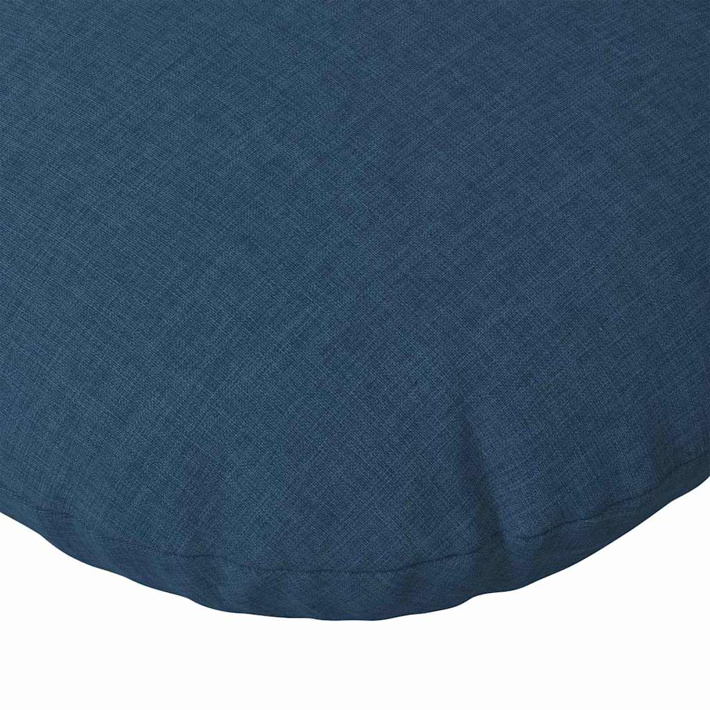 Jastučići za sjedenje 2 pcs Plava Ø60 x 21 cm tkanina