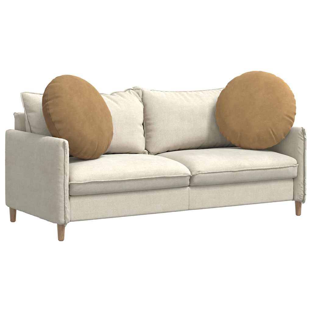 Jastučići za sjedenje 2 pcs Smeđa Ø 80 x 29 cm Baršun