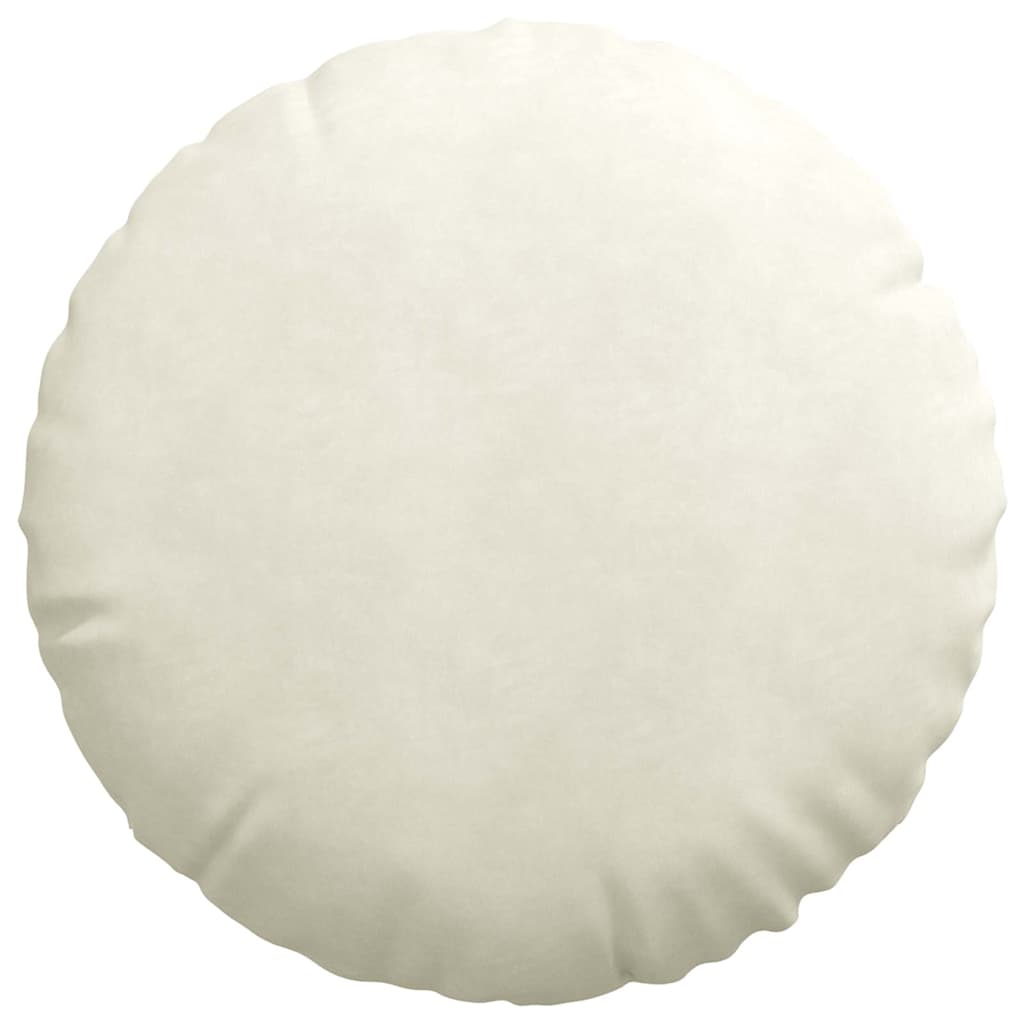 Jastučići za sjedenje 2 pcs Krema Ø 80 x 29 cm Baršun