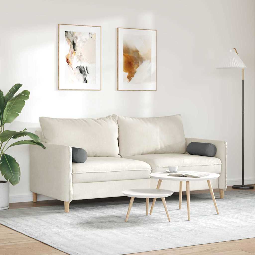 Valjkasti jastučići 2 pcs Tamno siva Ø 15 x 40 cm tkanina