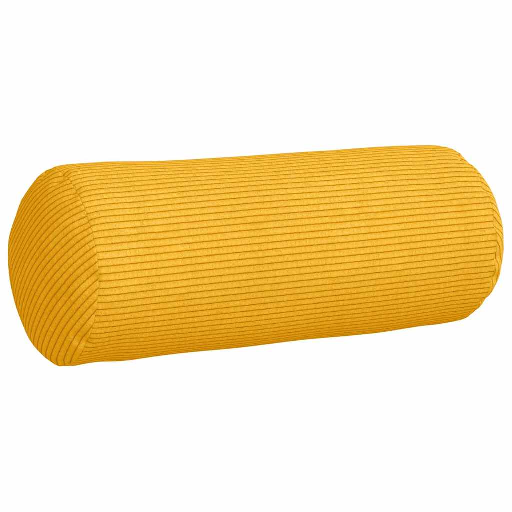 Valjkasti jastučići 2 pcs Svijetlo žuta Ø 15 x 40 cm