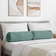 Valjkasti jastučići 2 pcs Morska zelena Ø 25 x 70 cm
