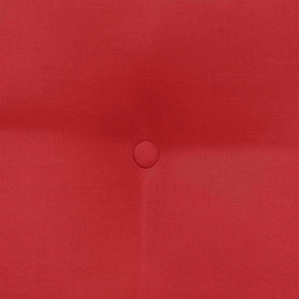 Jastuk za leđa Crvena 60 x 24 x 50 cm tkanina