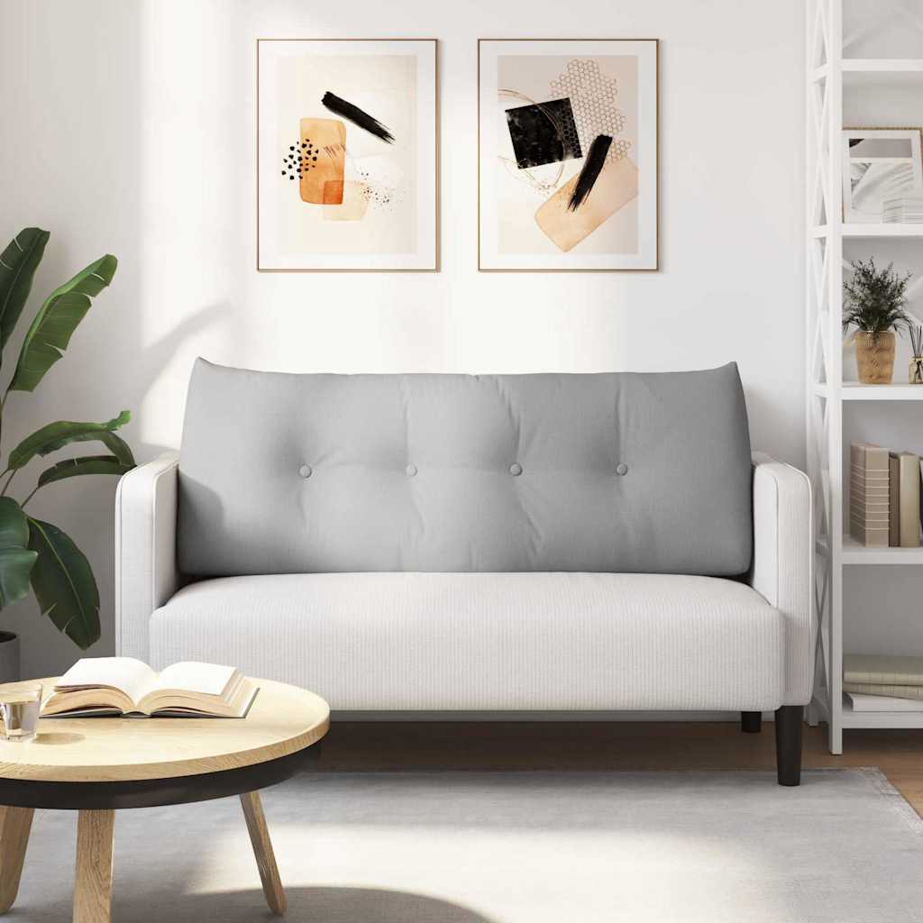 Jastuk za leđa Oblačnosiva 120 x 24 x 50 cm tkanina