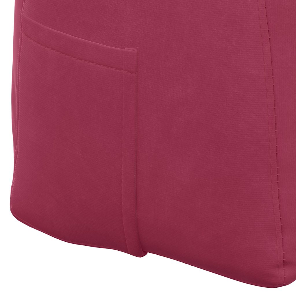 Jastuk za leđa Vinska crvena 140 x 24 x 50 cm Baršun