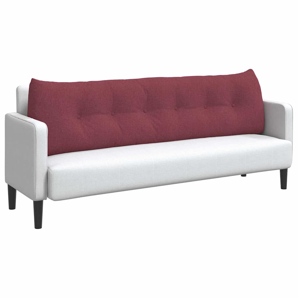 Jastuk za leđa Vinska crvena 180 x 24 x 50 cm tkanina