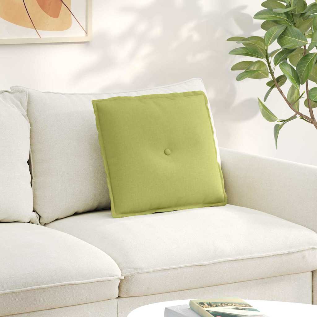 Jastuk za leđa Svijetlo zelena 50 x 19 x 45 cm tkanina