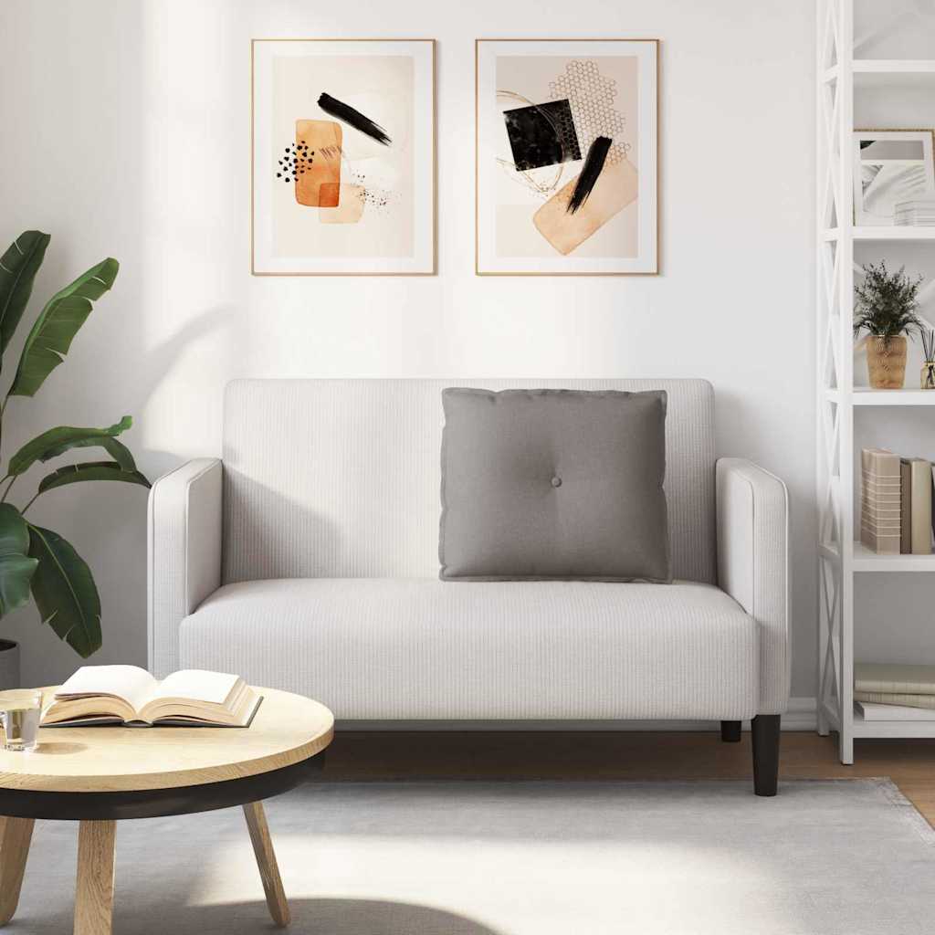 Jastuk za leđa Sivo-smeđa 60 x 19 x 50 cm tkanina