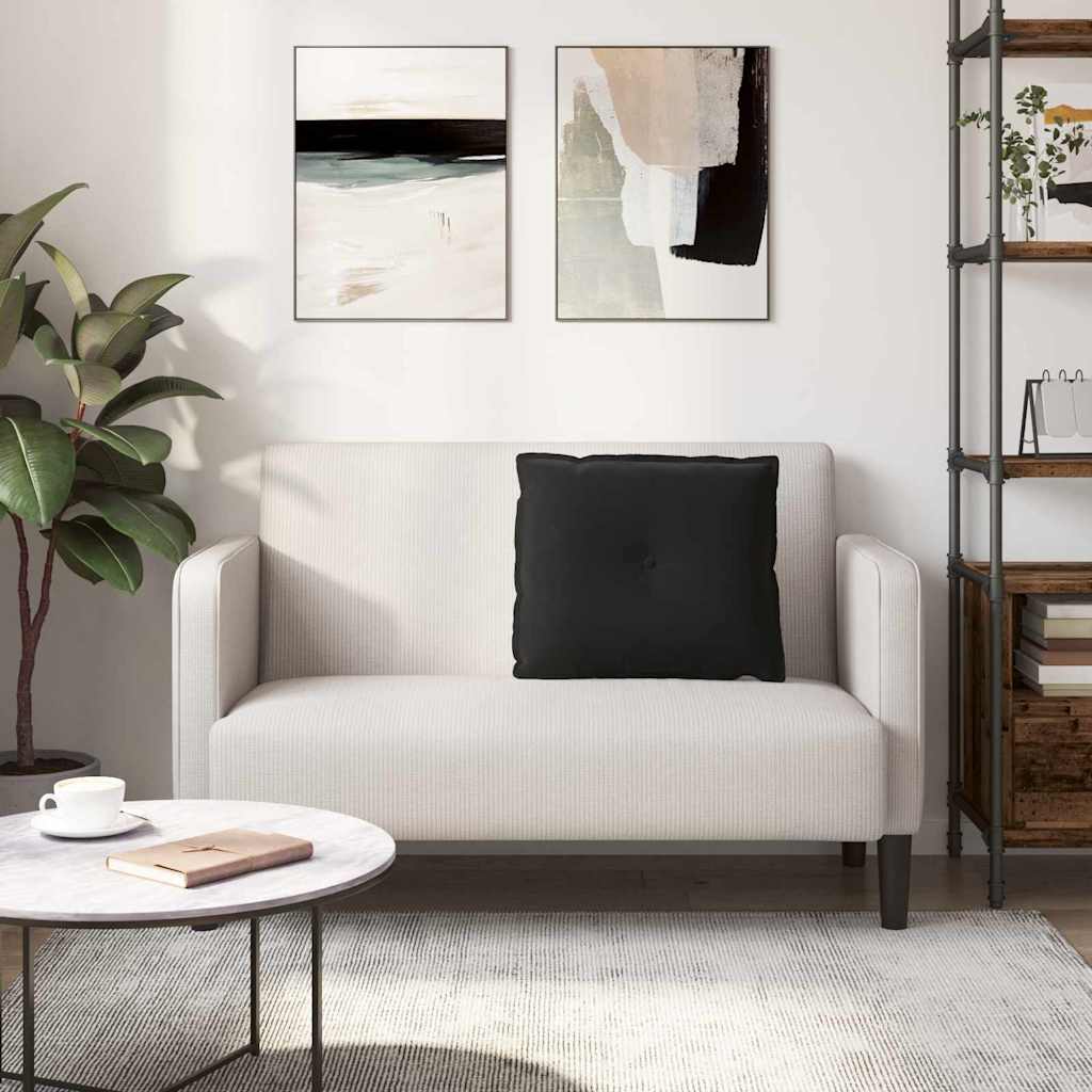 Jastuk za leđa Crna 60 x 50 cm Kordura tekstil