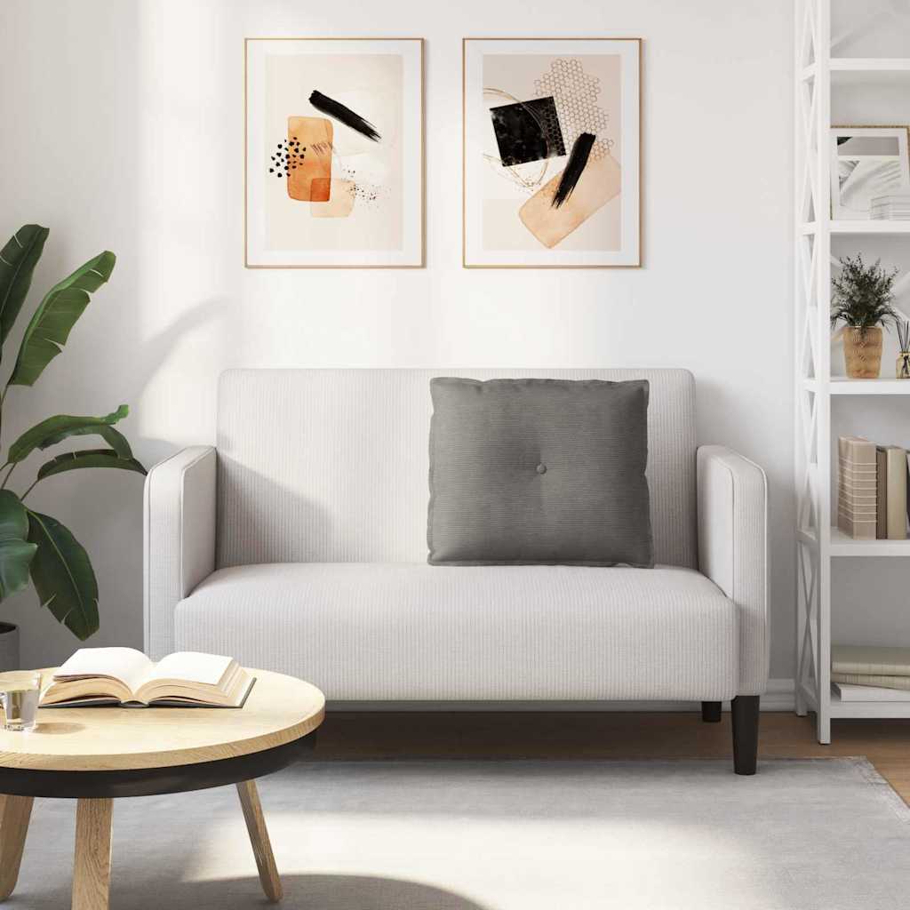 Jastuk za leđa Svijetlo siva 60 x 50 cm Kordura tekstil