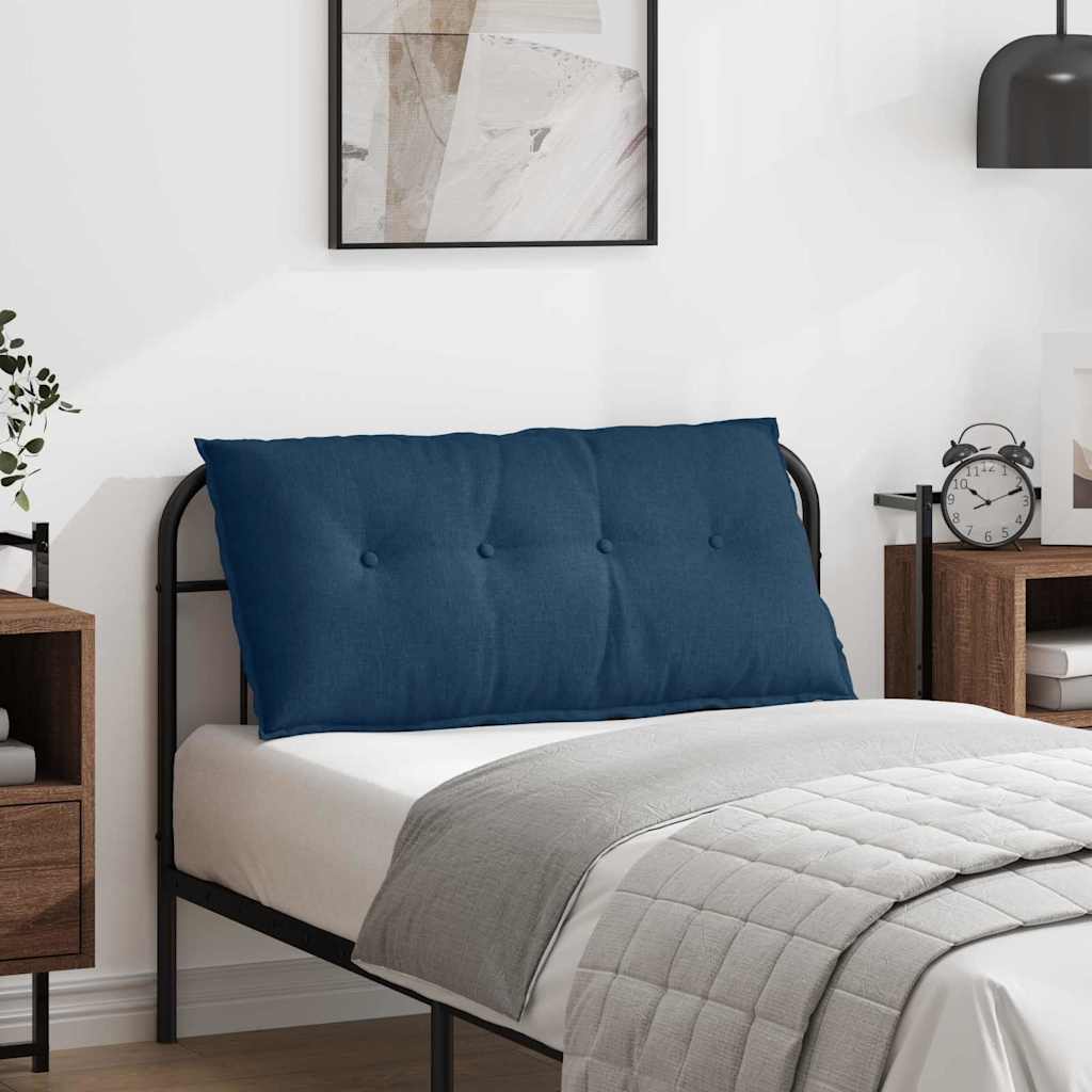 Jastuk za leđa Plava 100 x 19 x 50 cm tkanina