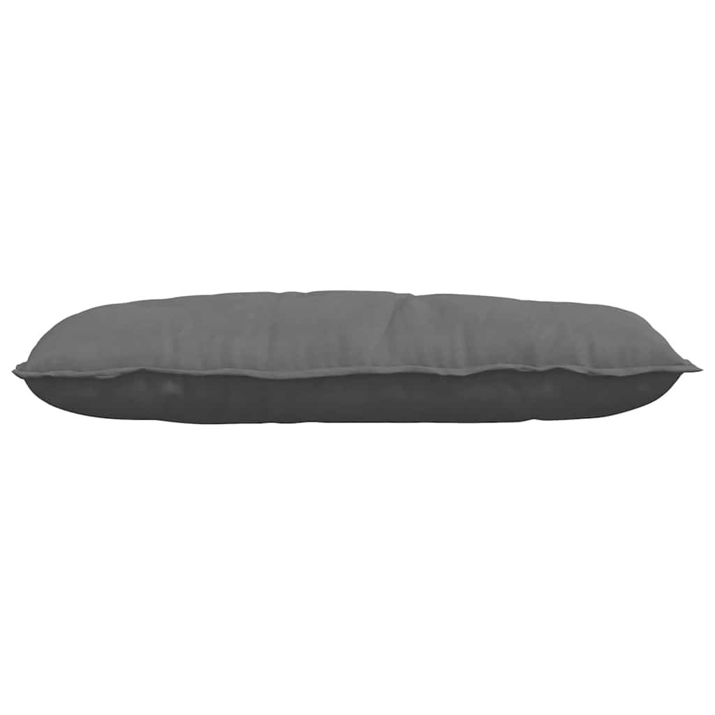 Jastuk za leđa Tamno siva 100 x 50 cm Mikrofiber tkanina