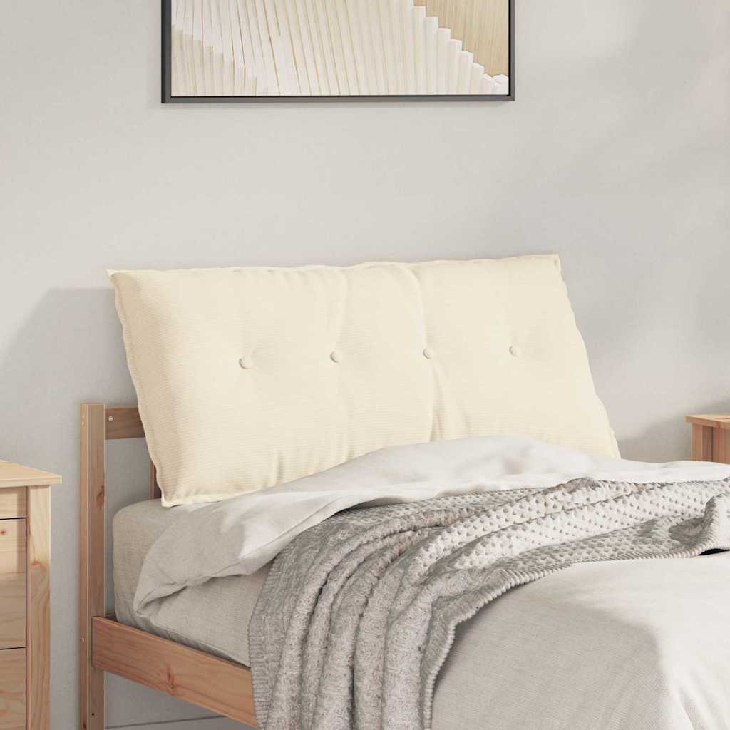 Jastuk za leđa Krema 100 x 50 cm Kordura tekstil