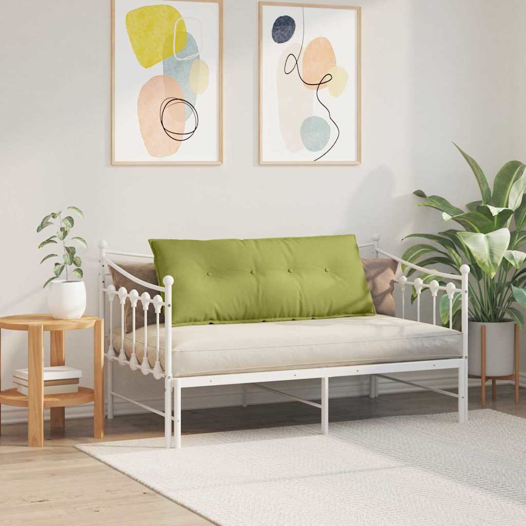 Jastuk za leđa Svijetlo zelena 120 x 19 x 50 cm tkanina